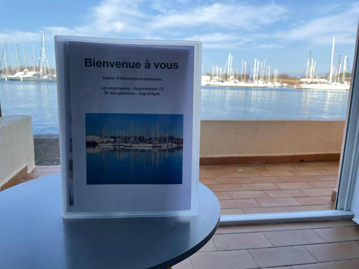 Studio les pieds dans l'eau agréable en toutes saisons 4 couchages piscine - vue magnifique et rare - Les argonautes - Ile des pêcheurs Agde Exterior foto